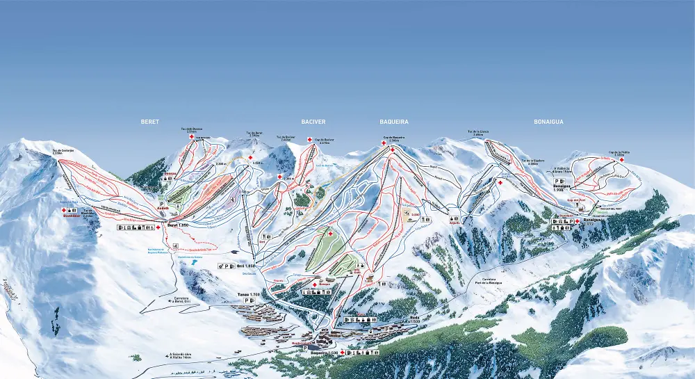 Pistas de Baqueira-Beret